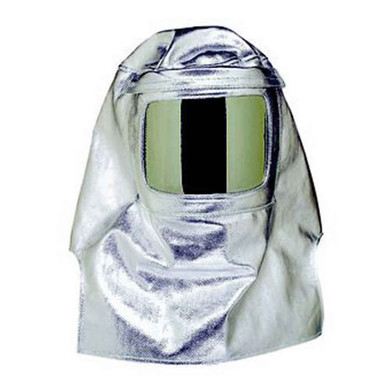 Black Stallion 438AHS 19 Oz. Aluminized Carbon/Kevlar Hood With Front Welders Helmet