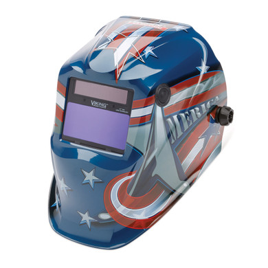 Lincoln Electric K3173-4 Viking 1840 Series Auto Darkening Welding Helmet, All American