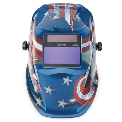 Lincoln Electric K3173-4 Viking 1840 Series Auto Darkening Welding Helmet, All American