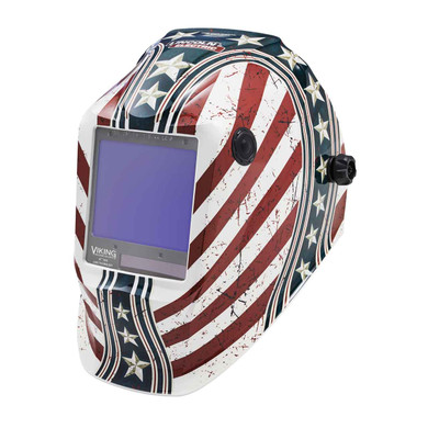 Lincoln Electric K3683-4 VIKING 3350 Auto Darkening Welding Helmet with 4C Lens Technology, Daredevil