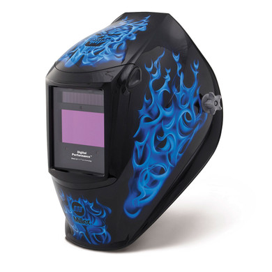 Miller 289802 Digital CL2 Performance Welding Helmet with ClearLight 2.0 Lens, Blue Rage