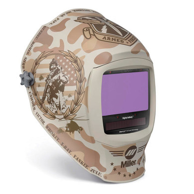 Miller MI280054 Digital CL2 Infinity Welding Helmet with ClearLight 2.0 Lens, Honor