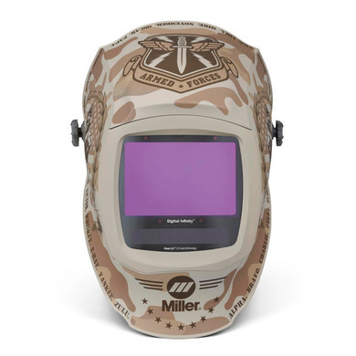 Miller MI280054 Digital CL2 Infinity Welding Helmet with ClearLight 2.0 Lens, Honor