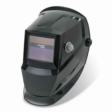 Weldcote Metals Kwik-View True Color Digital Auto Darkening Welding Helmet, Black