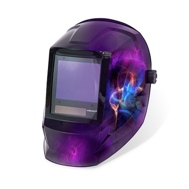 Weldcote Metals Ultraview Plus True Color Digital Auto Darkening Welding Helmet Shade 9-13, Nebula